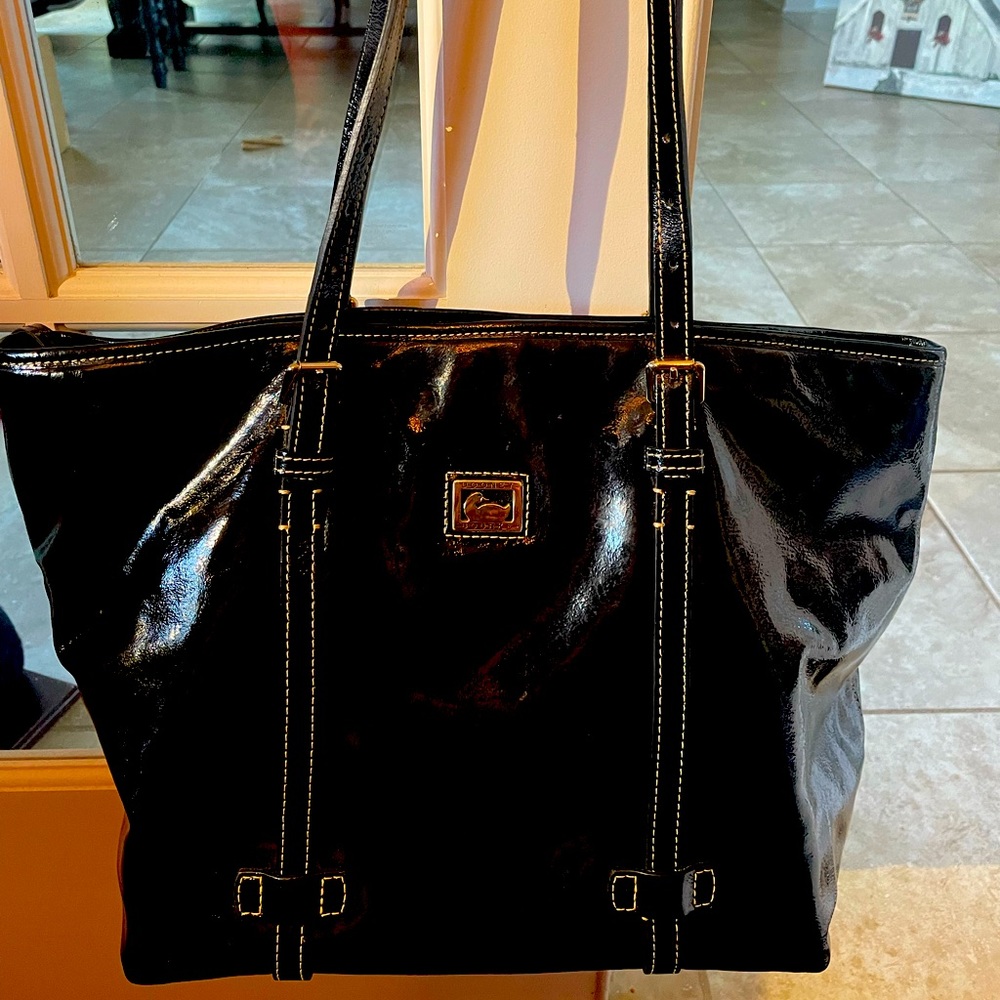 Dooney & Bourke Patent Leather East West Bag